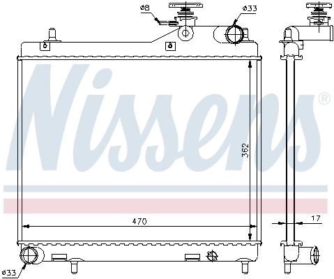 Nissens Radiateur 67049