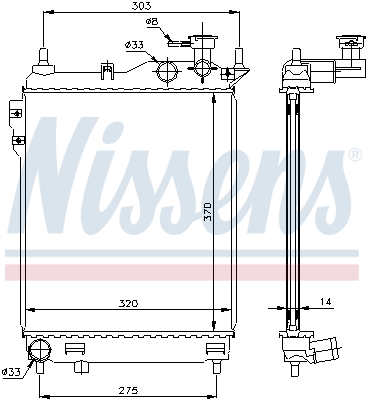 Nissens Radiateur 67093