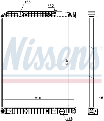 Radiateur Nissens 671650