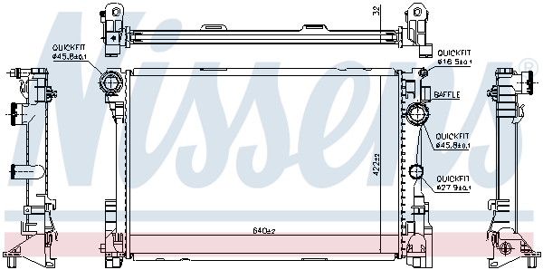 Nissens Radiateur 67167