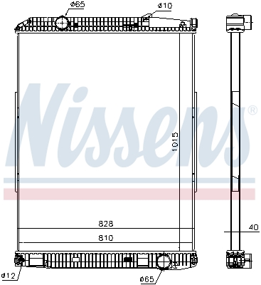 Radiateur Nissens 671690