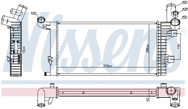 Radiateur Nissens 67172