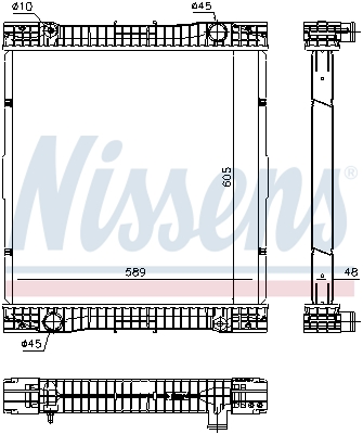 Radiateur Nissens 67184