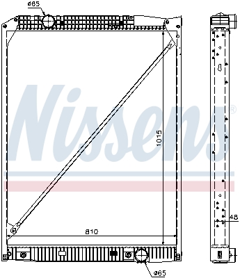 Radiateur Nissens 67189