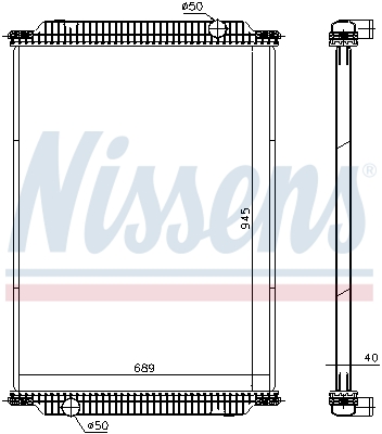 Radiateur Nissens 671950