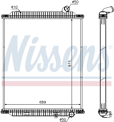 Radiateur Nissens 672060