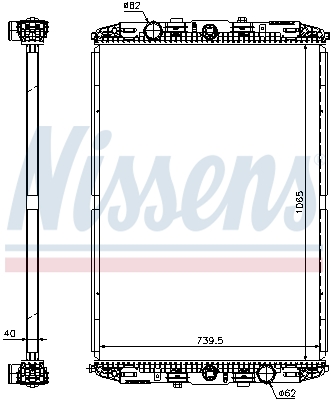 Radiateur Nissens 67219