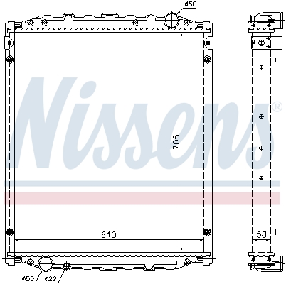 Radiateur Nissens 67220A