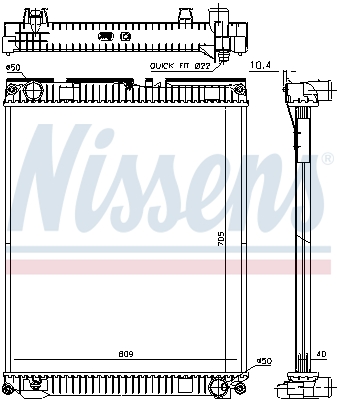 Radiateur Nissens 67227