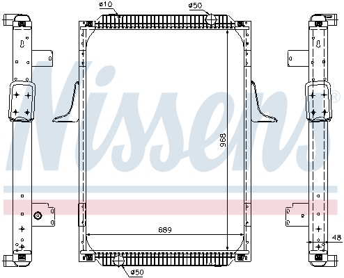 Radiateur Nissens 67244A