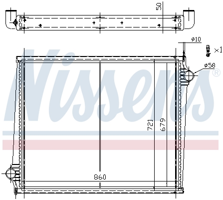 Radiateur Nissens 67288