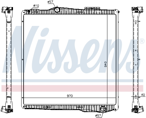 Radiateur Nissens 67291