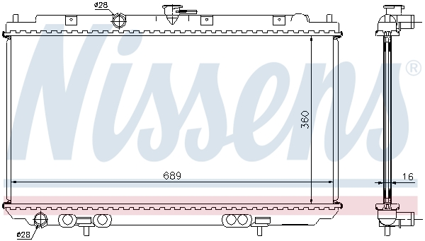 Nissens Radiateur 67344A