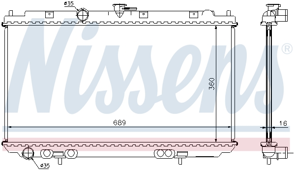 Nissens Radiateur 67346A