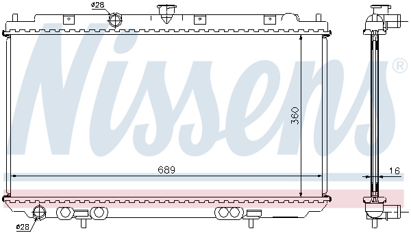 Nissens Radiateur 67350A