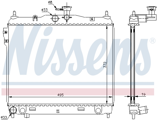 Nissens Radiateur 67495