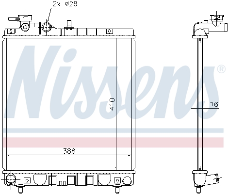 Nissens Radiateur 675006