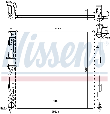 Nissens Radiateur 675022