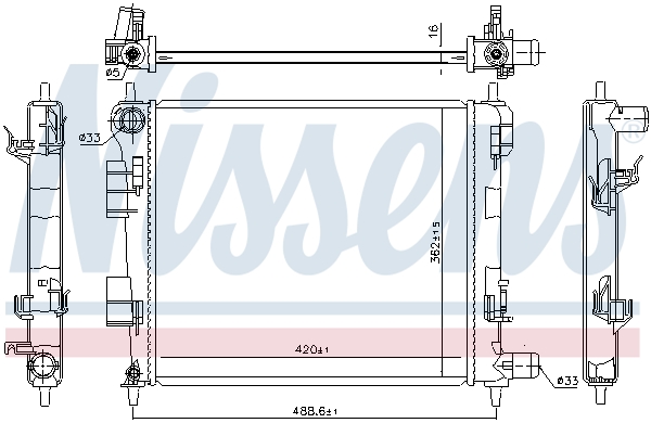 Nissens Radiateur 675024