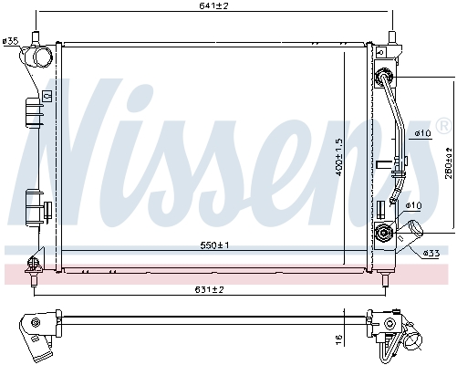 Nissens Radiateur 675039