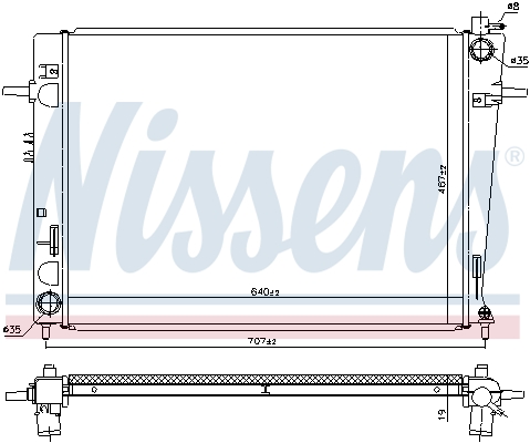 Nissens Radiateur 675063