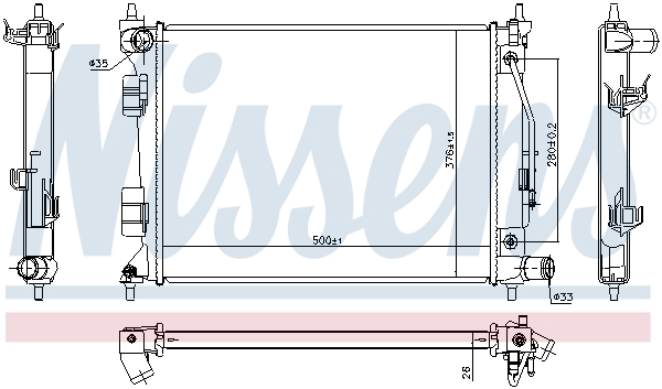 Nissens Radiateur 675073