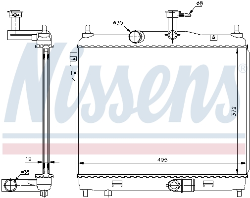 Nissens Radiateur 67512