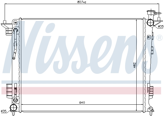 Nissens Radiateur 67514