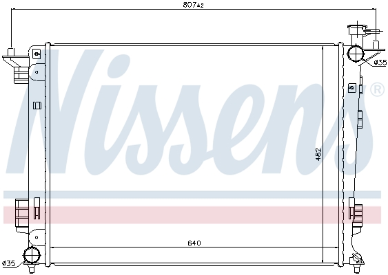 Nissens Radiateur 67515
