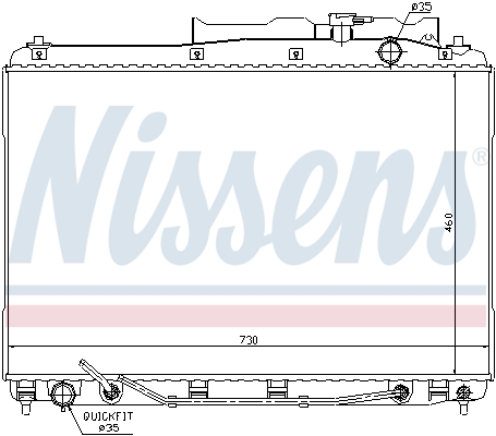 Nissens Radiateur 67528