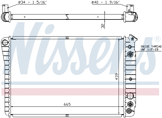 Nissens Radiateur 67600