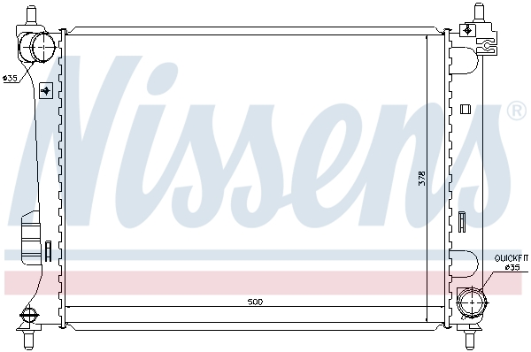 Nissens Radiateur 67609