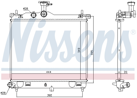 Nissens Radiateur 67610