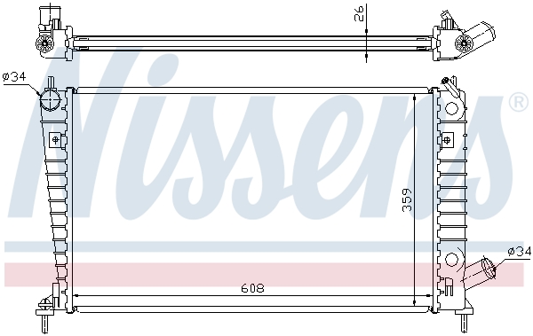 Nissens Radiateur 68000A