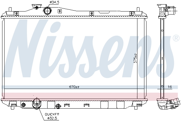 Nissens Radiateur 68093
