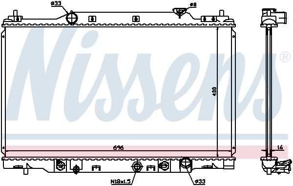 Nissens Radiateur 68104