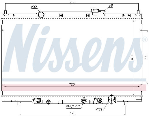 Nissens Radiateur 68106