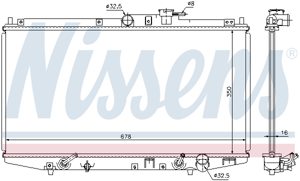 Nissens Radiateur 68117