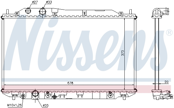 Nissens Radiateur 68141
