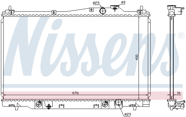 Nissens Radiateur 68142