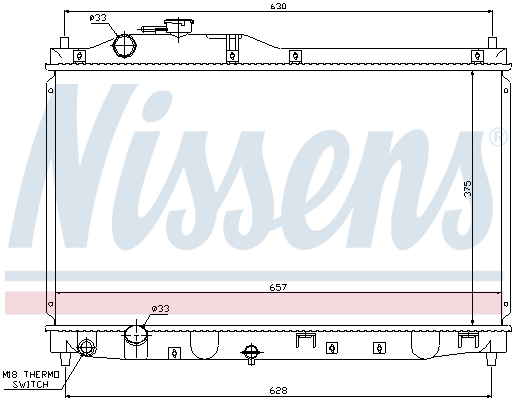 Nissens Radiateur 68145