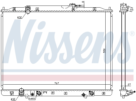 Radiateur Nissens 68151