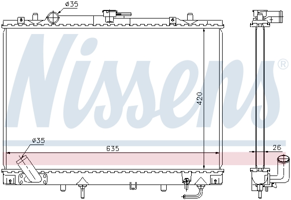 Nissens Radiateur 68154