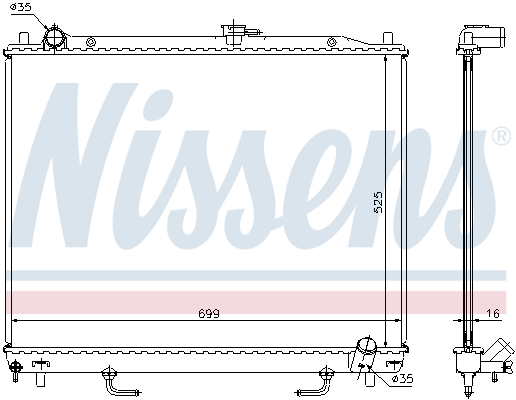 Nissens Radiateur 68181A