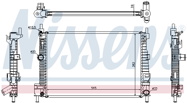 Nissens Radiateur 68523
