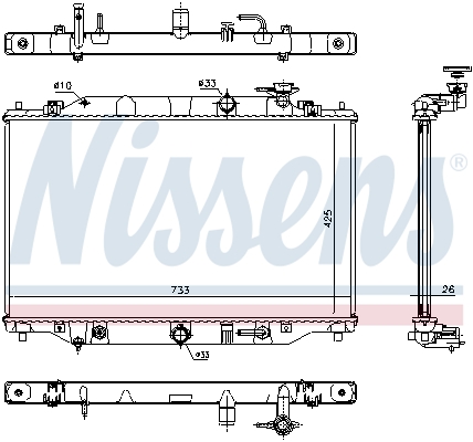 Nissens Radiateur 68533
