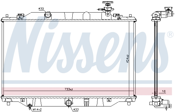 Nissens Radiateur 68534