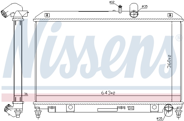 Radiateur Nissens 68540