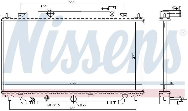 Nissens Radiateur 68542