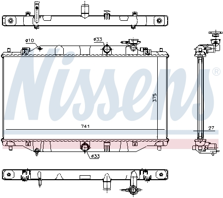 Nissens Radiateur 68557